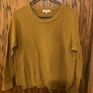 Madewell Pullover Sweater in Mustard